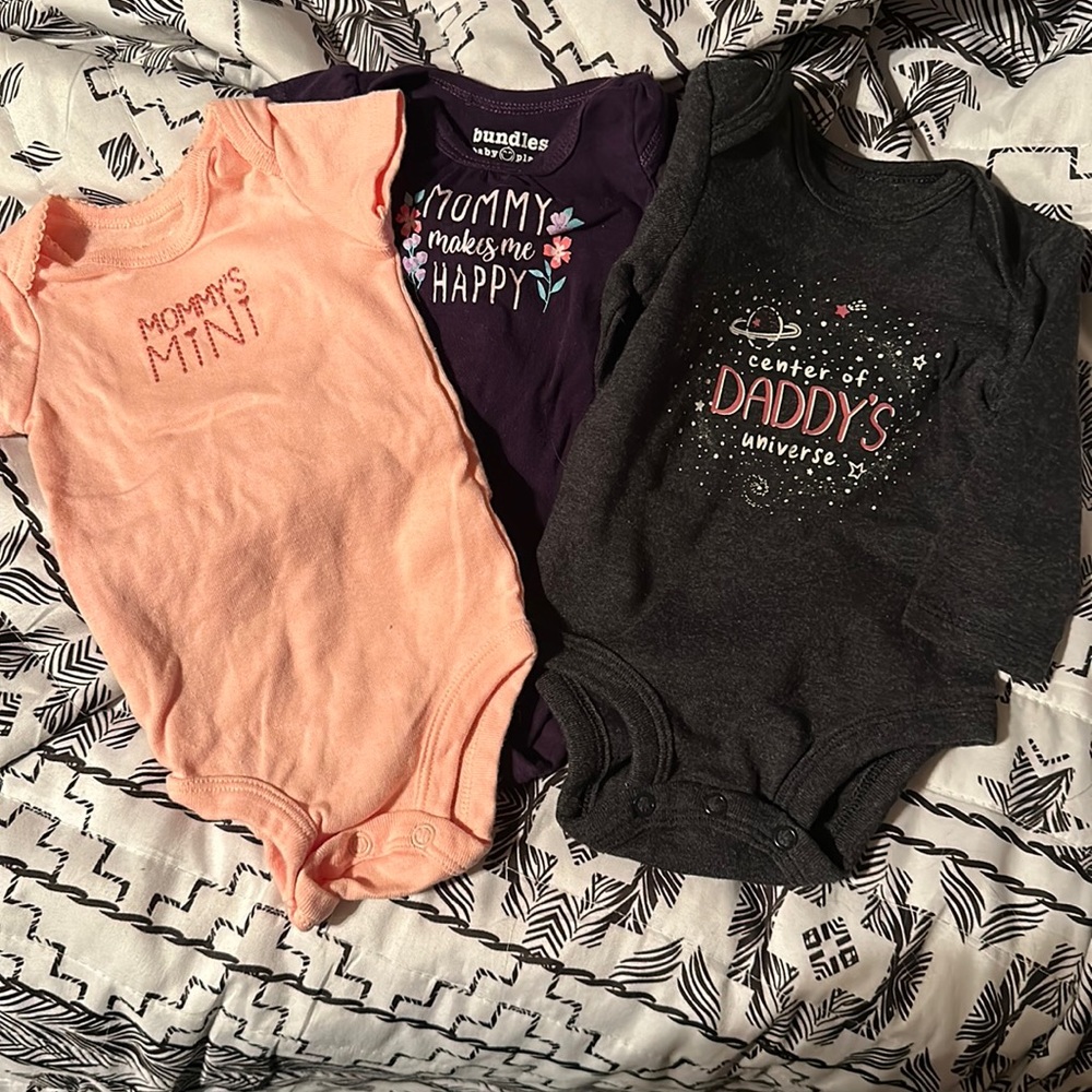 Three onesies